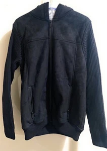 Scott James Jacket Size: Small Color: Black Fur Lining Hooded SJW-33078 NWT - Picture 1 of 7