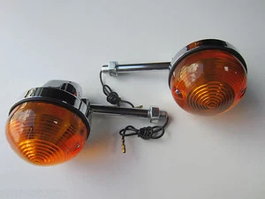 JUEGO INTERMITENTE TRASERO CORTO LUCAS 54057553, 60-4105, 56605 TRIUMPH BSA NORTON - Imagen 1 de 4