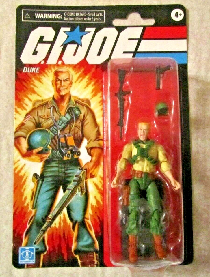 GI Joe DUKE Walmart Hasbro 3.75 Inch Figure Loose Complete Card