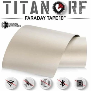 TitanRF Faraday Klebeband - 10 Zoll B x 10 Fuß L leitfähige Kleberolle - Bild 1 von 2