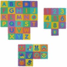 Tappeto puzzle - tappeto da gioco per bambini LETTERE & NUMERI & ANIMALI