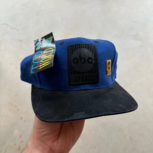 Vintage ABC Sports Top of the World Strapback Cap Hat - NWT With Pin Read Desc. - Picture 1 of 4