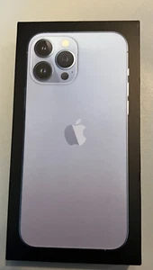 Original Box APPLE iPhone 13 Pro Max SIERRA BLUE EMPTY BOX NO PHONE 128 - Zdjęcie 1 z 5