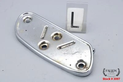 Harley Road Glide 2019 estribo delantero izquierdo del conductor cromado Foto 1 de 4