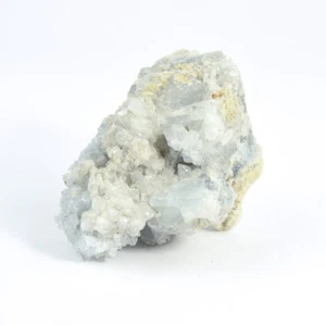 Cristallo celestite del Madagascar grappolo druso cielo blu geode minerale 7,1 oz - Foto 1 di 4