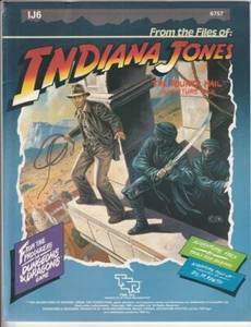 Indiana Jones The Fourth Nail Adventure Pack IJ6 1985 TSR Clyde Caldwell Cover - Bild 1 von 2