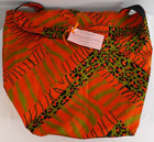 PENDA BAGS VILLAGE PROJECT AFRICA LARGE ORANGE TOTE BAG TRAVEL CARRY SHOPPING