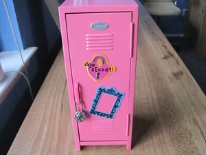 Schylling PINK MINI LOCKER With Lock and Keys, Stickers, Inside Mirror 10"H - Picture 1 of 3