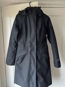 North face women coat black with hood size small 
