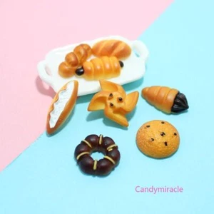 8 Stück Maßstab 1:12 Puppenhaus Miniatur Brot Croissant Backen Mini Lebensmittel - Picture 1 of 20
