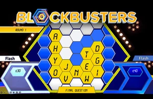 Blockbusters TV Quiz PowerPoint Online Zoom Quizzes - Picture 1 of 34