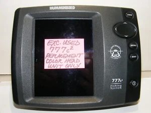 EXC USED HUMMINBIRD 777c2 COLOR GPS CAPABLE DUAL BEAM REPLACEMENT HEAD UNIT ONLY - Picture 1 of 12