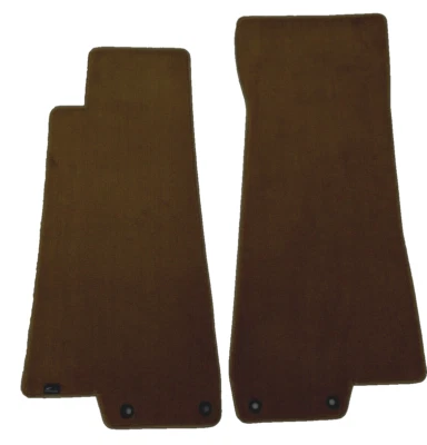 Jaguar XK8 Carpet Dark Taupe Floor Mats  Front-Fits 1997-2006 w/2 Grommets each - Image 1 of 3