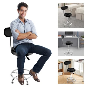 Modern Hydraulic Work Shop Stool Chair Garage Bench Seat Adjustable 16.5''-21'' - Picture 1 of 10