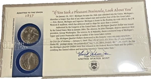 2004 P&D 1837 Admitted to the Union - U.S. Mint - Michigan Quarter Set - Picture 1 of 1