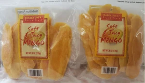 Trader Joe's Mango Soft & Juicy Dried Fruit Slices 2 Pack 12/2025 - Picture 1 of 7
