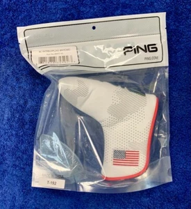PING '24 PATRIOT, U.S. OPEN, BLADE PUTTER HEADCOVER (T-192) NEW! MAKE OFFER! - Picture 1 of 3