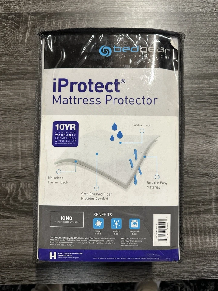 [НОВЫЙ] Bedgear IProtect матрас протектор KING SIZE - Изображение 1 из 1