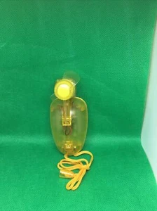 handheld fan can hold it or sits on a stand yellow - Picture 1 of 8