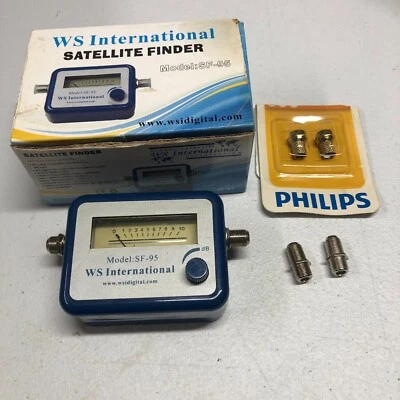 Buscador de satélites modelo SF-95 medidor de señal WS International 950-2400 MHz Foto 1 de 4