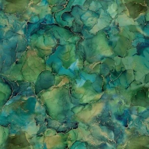 Tela de costura para acolchado de retazos Midas trébol metálico 50x55 cm FQ - Imagen 1 de 4