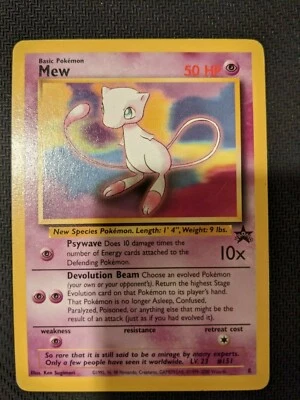 Pokemon Card - Mew - Black Star Promo Set Rare Non Holo Near Mint - Image 1 of 4