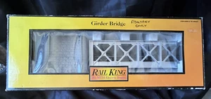 MTH Railking 40-1014 Realtrax O Gauge Girder Bridge Silver in Box LN - Picture 1 of 9