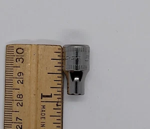 Herramientas Snap-On 1/4" Unidad 5MM Poco Profundo 12 Puntos Enchufe TMM05 Nuevo EE. UU. NOS - Imagen 1 de 4