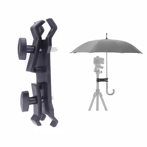 Outdoor Umbrella Clamp Clip Holder for Tripod Light Stand Camera Photography PRO - Picture 1 of 12
