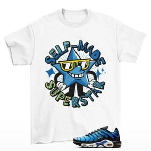 Superstar Sneaker Shirt to Match Air Max Plus OG Hyper Blue DX0755-001 - Picture 1 of 2