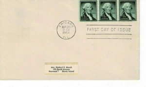 1954 First Day of Issue envelope George Washington stamps - Picture 1 of 1