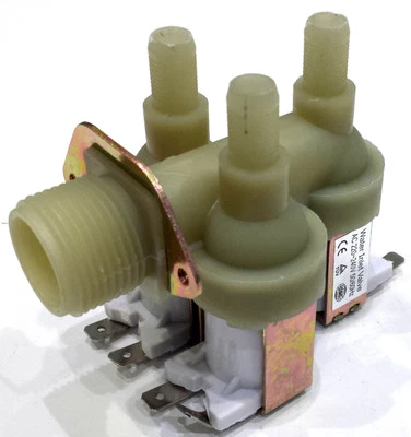 SEI COMPONENTS SIMPSON SINGLE INLET WATER SOLENOID VALVE TO TRIPLE OUTLET 90DEG 14MM WV027