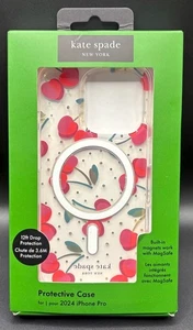 Kate Spade Case For 2024 iPhone 16 Pro "Cherries" New in box - Photo 1 sur 4