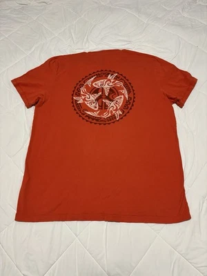 Crazy Shirts Tribal Shark Art T-Shirt Size XL Hawaiian Beach Surf Polynesian - Image 1 of 4
