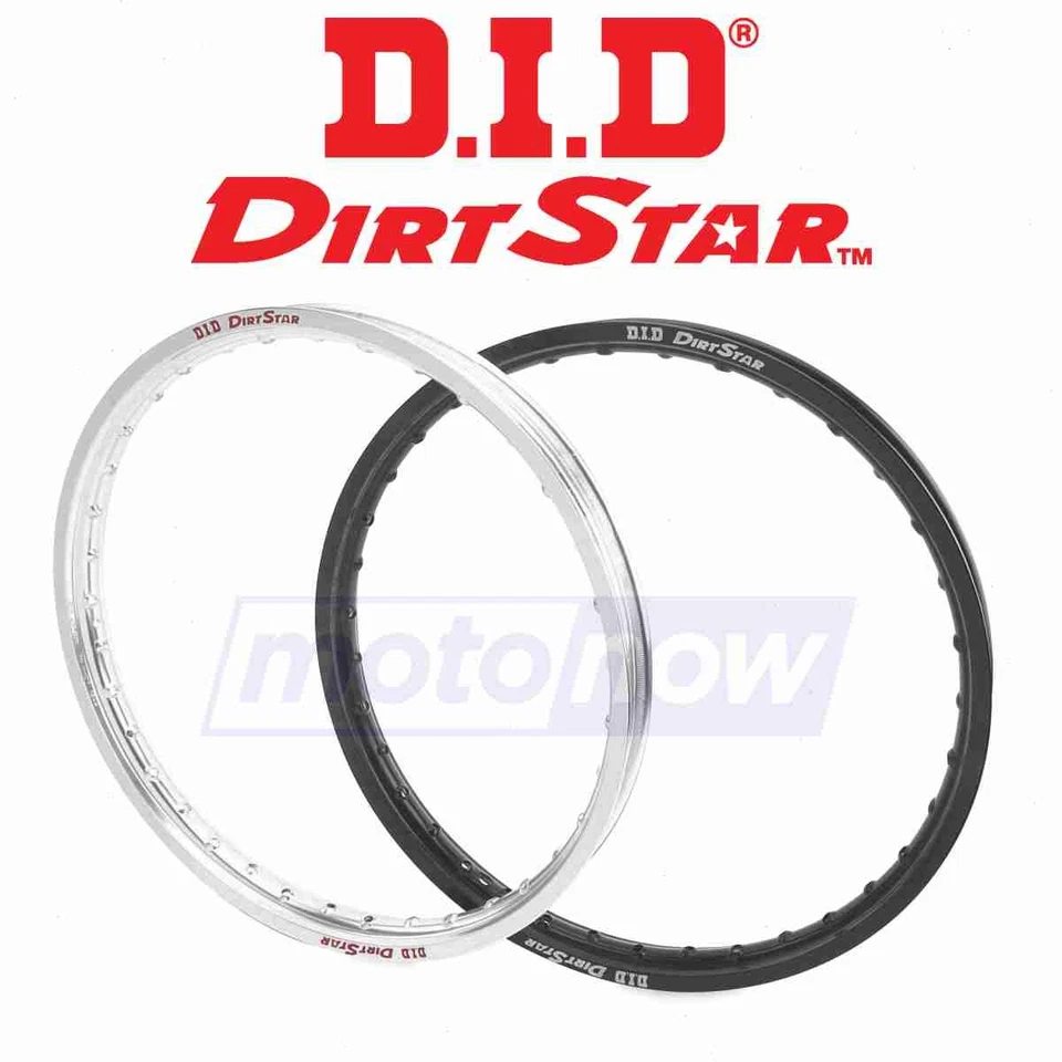 D.I.D Dirt Star Original Rear Rim for 2014-2020 Husqvarna TC250 (SOLD EA) Black - Image 1 of 4