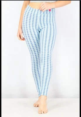 NUEVO SIN ETIQUETAS Vera Bradley Leggings Mujer’s Grande Flor Margarita Atlético Salón Yoga Pantalones Foto 1 de 4