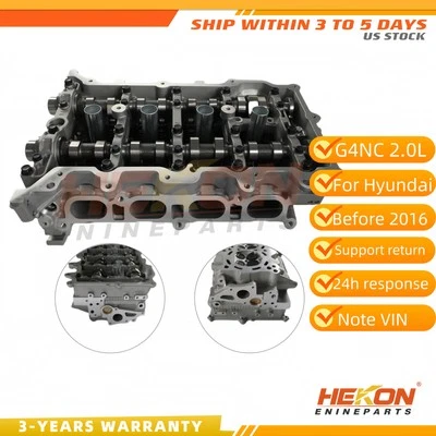 Cylinder Head Assembly For 2013-2016 Hyundai Elantra Kia Soul G4NC 2.0L GAS DOHC - Image 1 of 4