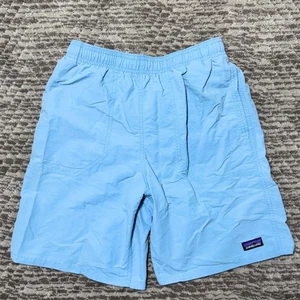 Youth Kids Patagonia Netplus Shells Baggies Blue Swim Shorts Drawstring XL - Picture 1 of 10