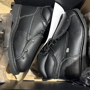 IRON AGE Men's 6" Steel Toe Metatarsal Guard Work Boot Black IA5016 Sz 10.5 M - Picture 1 of 2
