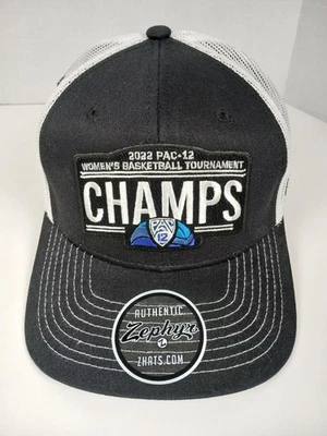 2022 Pac-12 Women’s Basketball Champs Zephyr Snapback Trucker Hat NWT - Image 1 of 4