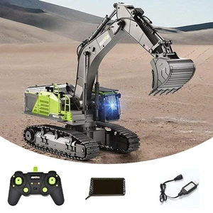 US Stock 1/14 593 Toys Model Excavator Car Gift Battery 2.4G Radio Control 22CH - Picture 1 of 8