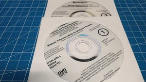 Lenovo Windows 8 Pro Driver Recovery Disc 1 and 2 DVDs OEM - Unused - Picture 1 of 5