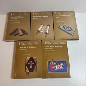 Lot GREAT Courses WORLD RELIGIONS Christianity Islam Buddhism Judaism Hinduism - Picture 1 of 3