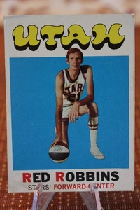 1971 Topps Basketball RED ROBBINS #233 - Utah Stars - Picture 1 of 2