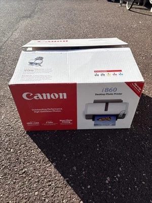 New Canon i860 Desktop Photo Printer Ink Included Original Box NEW - Image 1 of 4