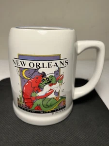 Taza Stein vintage New Orleans "Cookin' with Jazz" 1985 UGN - Imagen 1 de 10