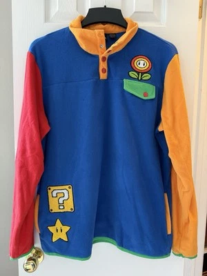 Jaqueta de lã Nintendo Super Mario ícones unissex cor M bloqueada caixa almoço  - Imagem 1 de 4