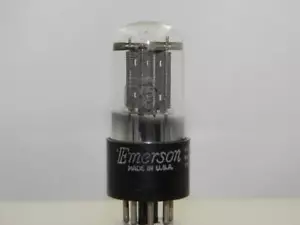 Emerson USA 6X5GT Test NOS 100/100% Black Plates Foil "D" Get Serious Tubes Q63 - Picture 1 of 4