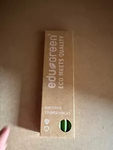 COLORED PENCILS EUDOGREEN ECO MEETS QUALITY 10PCS LIGHT GREEN - Picture 1 of 2