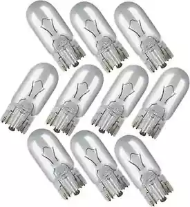 10 X 501 Capless Sidelight Car Bulb Bulbs Interior Number Plate Side Light 12V - Picture 1 of 7